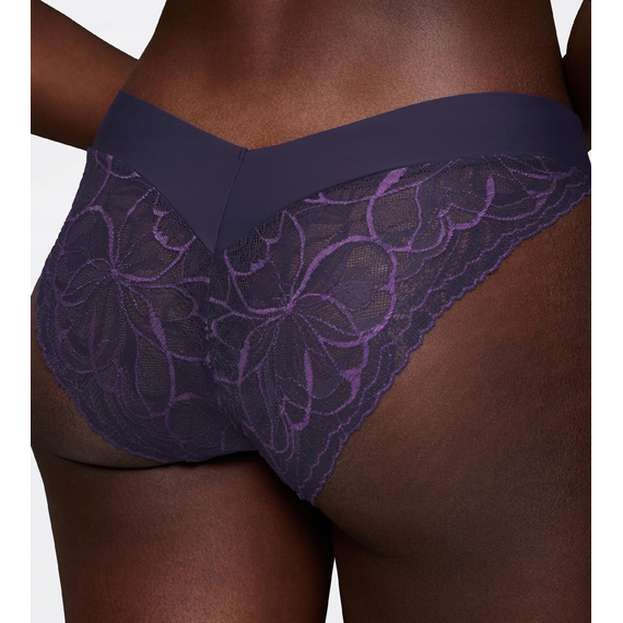Triumph majtki damskie Body Make-up Illusion Lace Highleg Tai, Kolor: fioletowy, Rozmiar: 38, 3 image