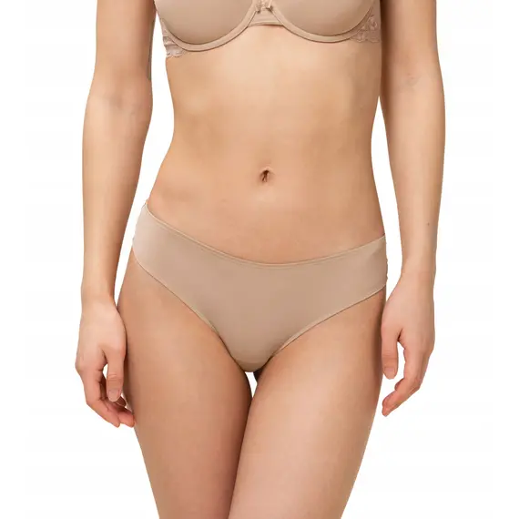 Sloggi Majtki damskie Lovely Micro Brazilian String 2P, Kolor: beżowy, Rozmiar: L, 3 image