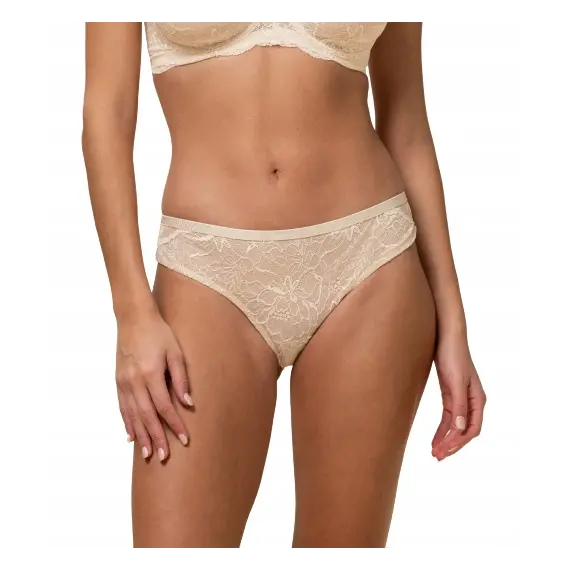 Triumph majtki damskie Amourette Charm Brazilian01, Kolor: beżowy, Rozmiar: 42
