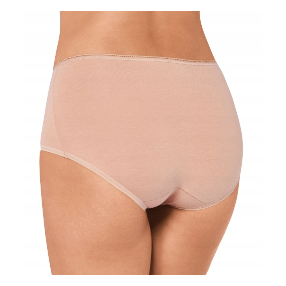 3 x Majtki damskie Sloggi 24/7 Cotton Midi C3P, Kolor: cielisty, Rozmiar: 42, 3 image