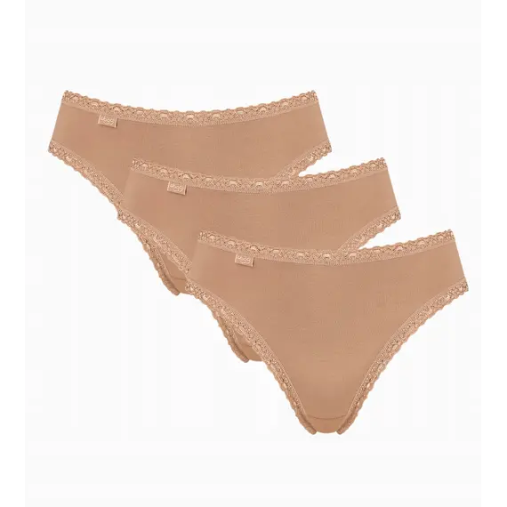 3 x Majtki Sloggi 24/7 Cotton Lace Tai C3P, Kolor: cielisty, Rozmiar: 44