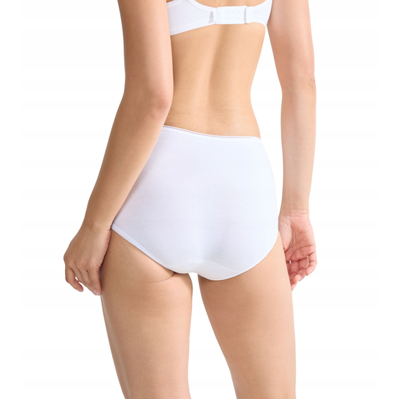 3 x Majtki damskie Sloggi 24/7 Cotton H Midi C3P, Kolor: biały, Rozmiar: 44, 3 image