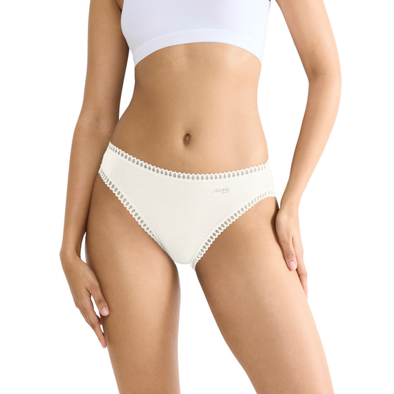 Sloggi majtki damskie GO Crush High leg 3-pack, Kolor: śmietankowy, Rozmiar: XS, 2 image