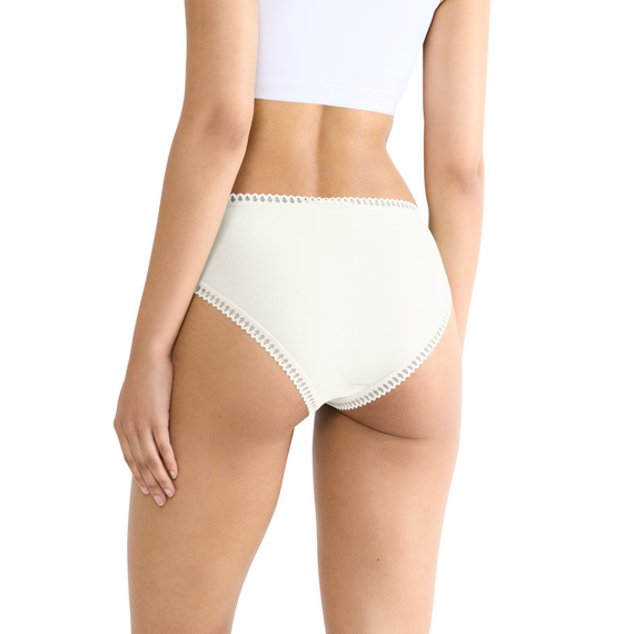 Sloggi majtki damskie GO Crush High leg 3-pack, Kolor: śmietankowy, Rozmiar: XS, 3 image