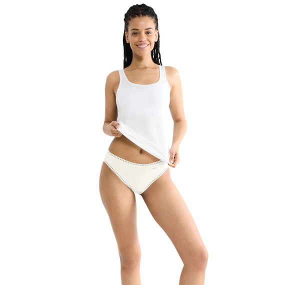 Sloggi majtki damskie GO Crush High leg 3-pack, Kolor: śmietankowy, Rozmiar: XS, 5 image