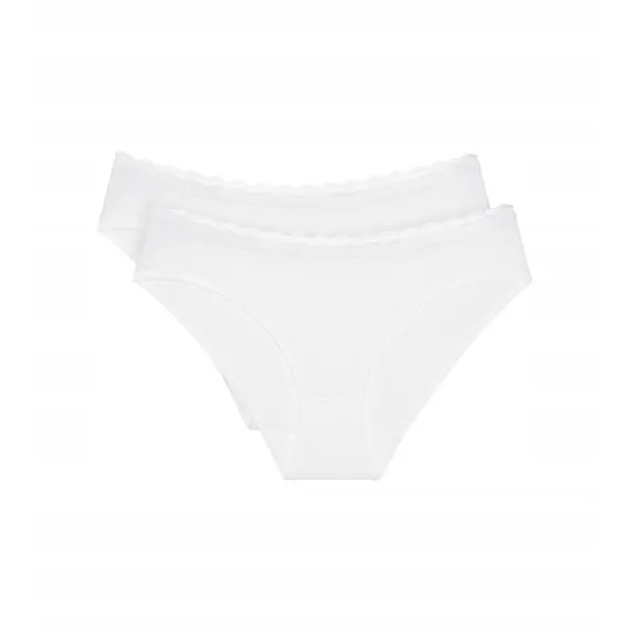 Triumph Feel of Cotton Tai 2P, Kolor: biały, Rozmiar: 42
