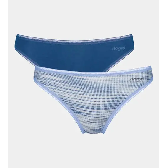 2 x Majtki damskie Sloggi Go Tai C2P, Kolor: niebieski, Rozmiar: XL, 2 image
