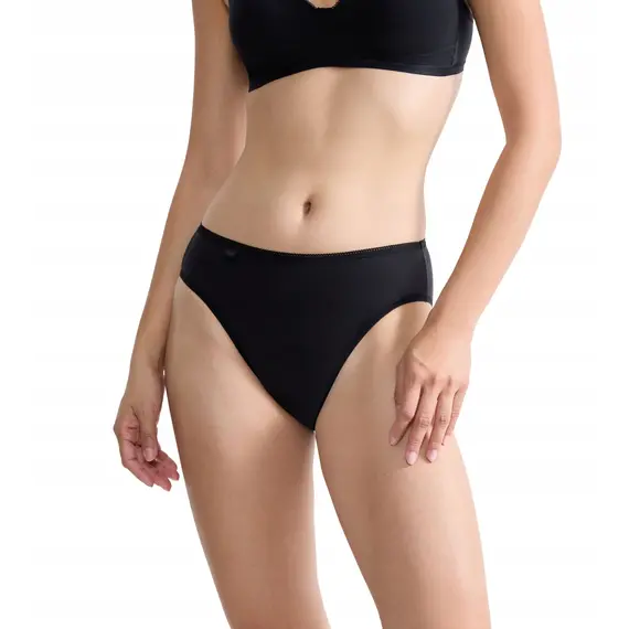 3 x Majtki damskie Sloggi 24/7 Cotton H Tai C3P, Kolor: czarny, Rozmiar: 38, 2 image