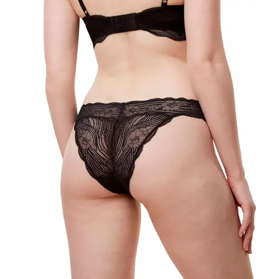 Majtki Triumph Lift Smart Highleg Brazilian EX, Kolor: czarny, Rozmiar: M