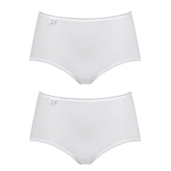 Majtki damskie sloggi 24/7 Cotton H Midi C2P - 2 sztuki, Kolor: biały, Rozmiar: 42