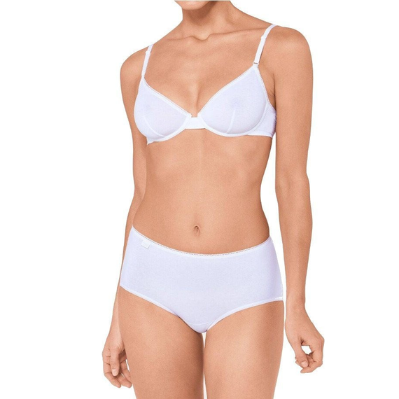 Majtki damskie sloggi 24/7 Cotton H Midi C2P - 2 sztuki, Kolor: biały, Rozmiar: 38, 6 image