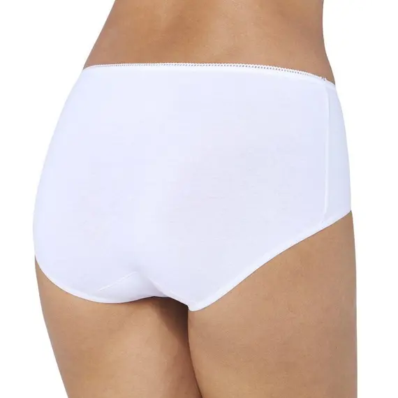 Majtki damskie sloggi 24/7 Cotton H Midi C2P - 2 sztuki, Kolor: biały, Rozmiar: 42, 3 image