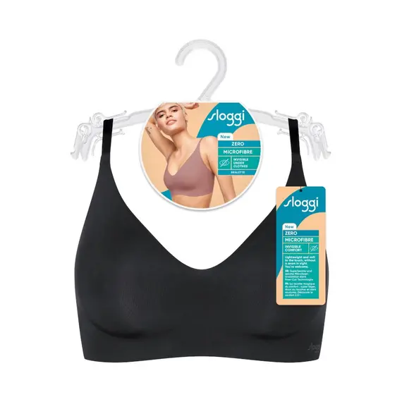 Sloggi biustonosz bez fiszbin ZERO Microfibre 2.0 Bralette, Kolor: czarny, Rozmiar: XS, 9 image