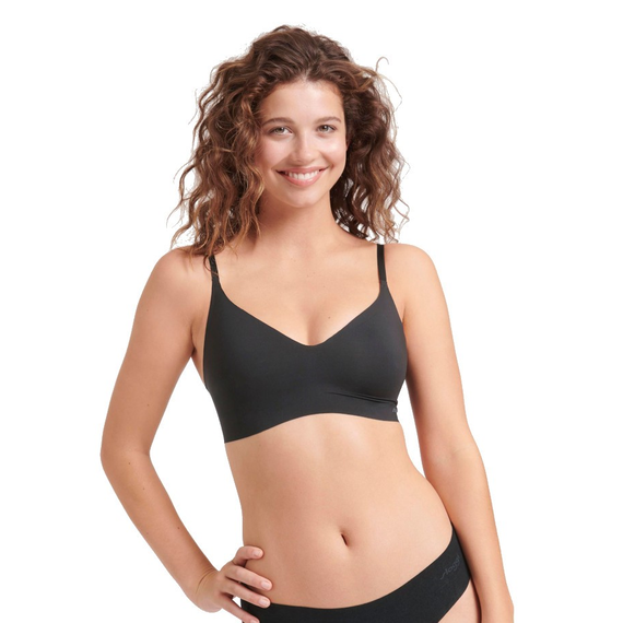 Sloggi biustonosz bez fiszbin ZERO Microfibre 2.0 Bralette, Kolor: czarny, Rozmiar: XS, 2 image