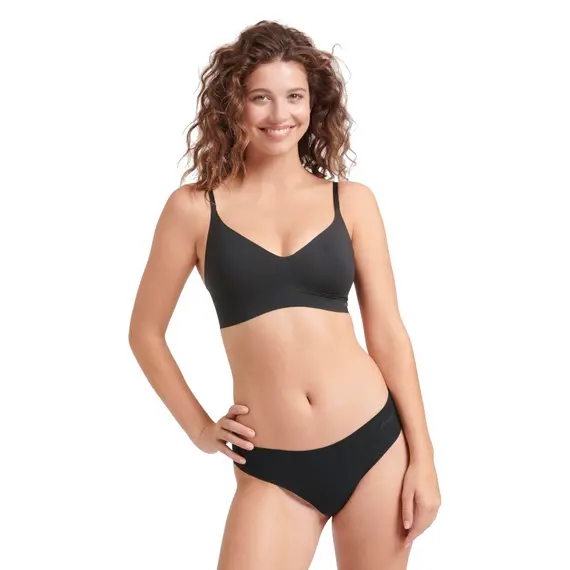 Sloggi biustonosz bez fiszbin ZERO Microfibre 2.0 Bralette, Kolor: czarny, Rozmiar: XS, 4 image