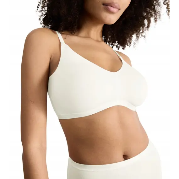 Sloggi GO Daily Cotton Soft Bra Biustonosz bez Fiszbin, Kolor: śmietankowy, Rozmiar: S, 3 image
