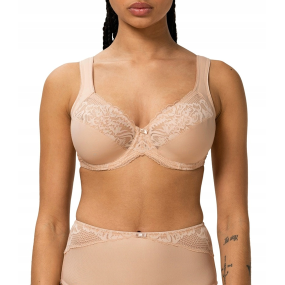 Triumph Modern Lace+Cotton W02, Kolor: beżowy, Rozmiar: 85E, 2 image