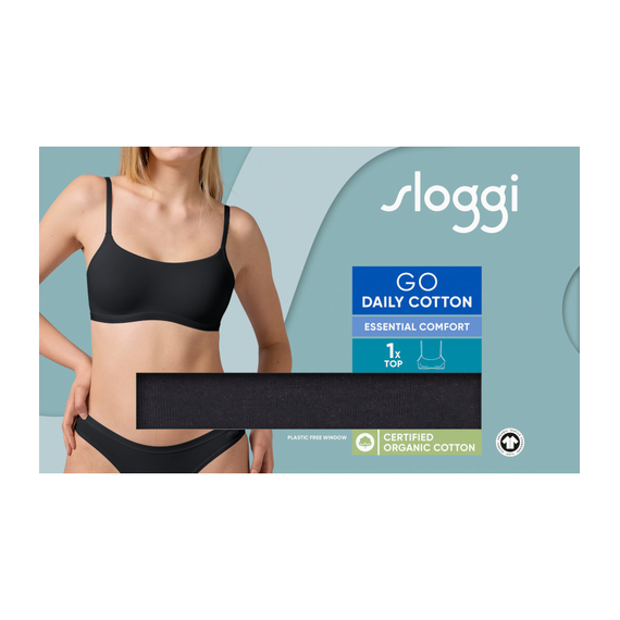 Sloggi GO Daily Cotton Top, Kolor: czarny, Rozmiar: L, 6 image