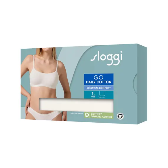 Sloggi GO Daily Cotton Top, Kolor: śmietankowy, Rozmiar: M, 5 image