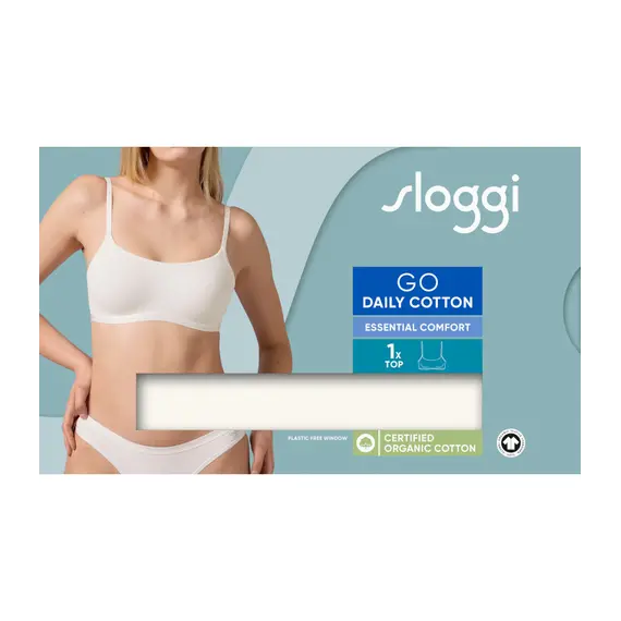 Sloggi GO Daily Cotton Top, Kolor: śmietankowy, Rozmiar: M, 6 image