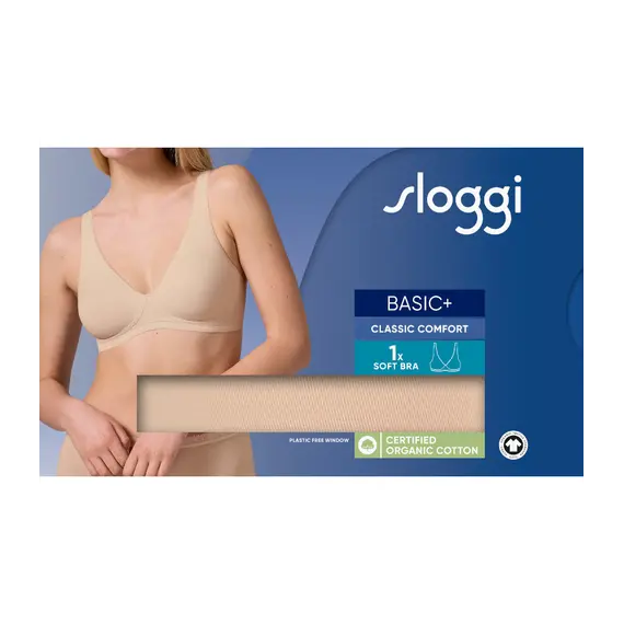 Sloggi Basic+ Soft Bra, Kolor: cielisty, Rozmiar: 75B, 6 image