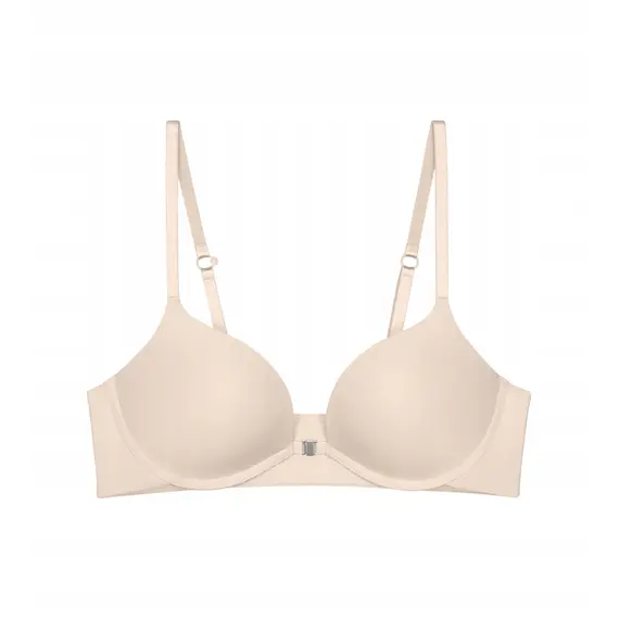 Biustonosz Triumph Pure Micro WHUF Push Up Zapinany z przodu, Kolor: beżowy, Rozmiar: 75B, 4 image