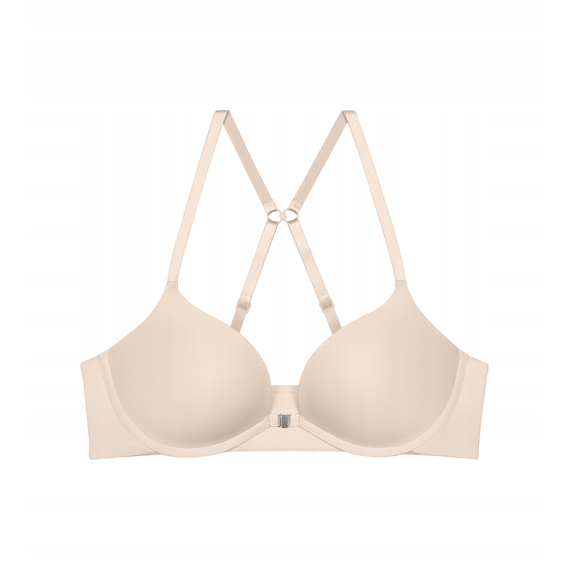 Biustonosz Triumph Pure Micro WHUF Push Up Zapinany z przodu, Kolor: beżowy, Rozmiar: 75D, 5 image