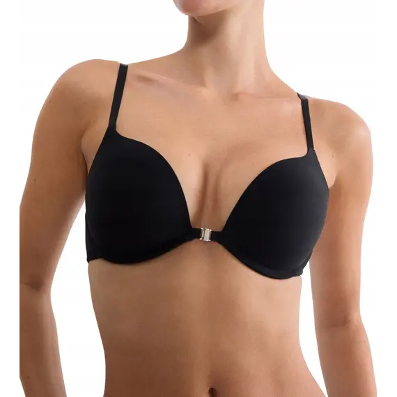 Biustonosz Triumph Pure Micro WHUF Push Up Zapinany z przodu, Kolor: czarny, Rozmiar: 70D, 3 image