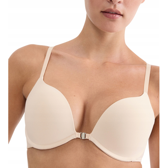 Biustonosz Triumph Pure Micro WHUF Push Up Zapinany z przodu, Kolor: beżowy, Rozmiar: 75D, 3 image