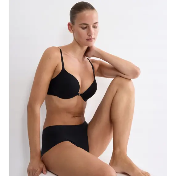 Biustonosz Triumph Pure Micro WHUF Push Up Zapinany z przodu, Kolor: czarny, Rozmiar: 70D, 6 image