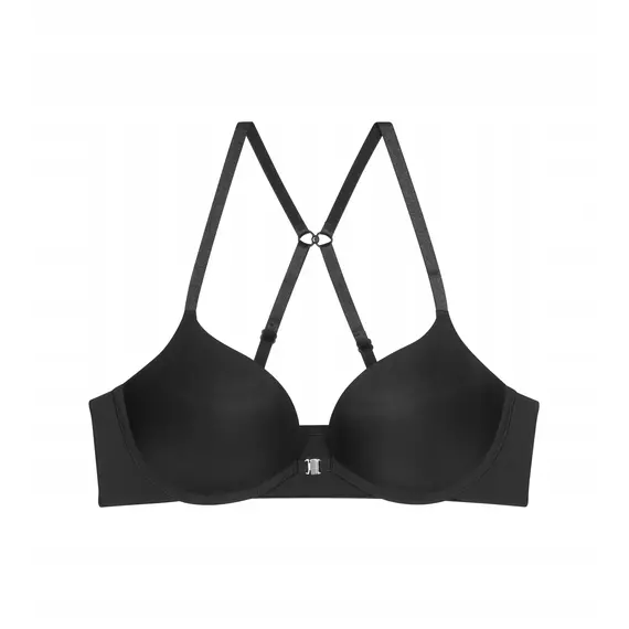 Biustonosz Triumph Pure Micro WHUF Push Up Zapinany z przodu, Kolor: czarny, Rozmiar: 70D, 4 image