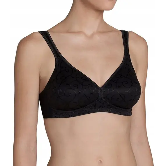 Biustonosz z bawełną Triumph Elegant Cotton N, Kolor: czarny, Rozmiar: 85C