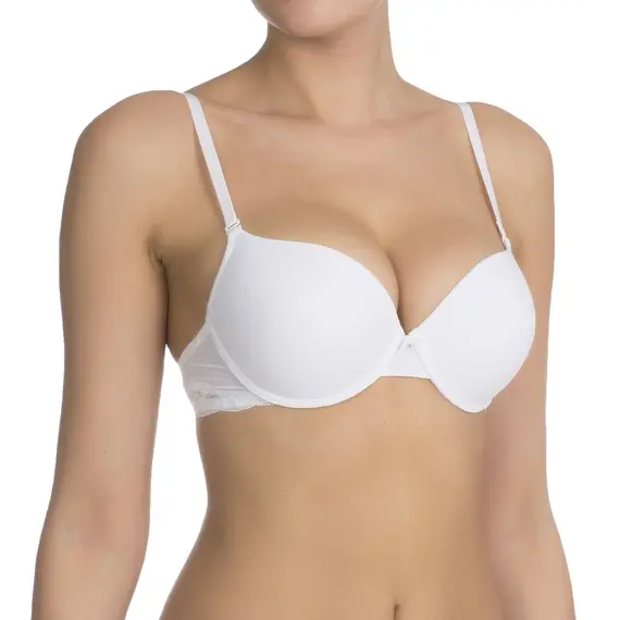 Biustonosz push-up na fiszbinach Triumph Lovely Micro WHUM, Kolor: biały, Rozmiar: 70C