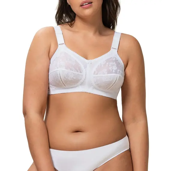Triumph Doreen N X biustonosz biały modelka przód