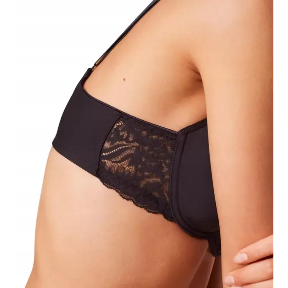 Triumph Biustonosz Lekko Usztywniany Modern Lace+Cotton WP, Kolor: czarny, Rozmiar: 75C, 3 image
