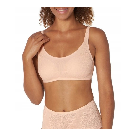 Biustonosz Triumph Fit Smart P Bez fiszbin, Kolor: brzoskwiniowy, Rozmiar: M