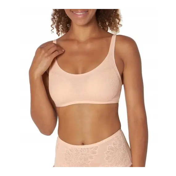 Biustonosz Triumph Fit Smart P Bez fiszbin, Kolor: brzoskwiniowy, Rozmiar: M