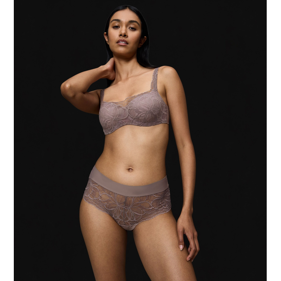 Biustonosz Triumph Body Make-Up Illusion Lace Balconette, Kolor: szary, Rozmiar: 80B, 6 image