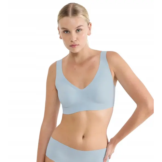 Biustonosz Braletka Sloggi Zero Feel 2.0 Bralette, Kolor: niebieski, Rozmiar: M
