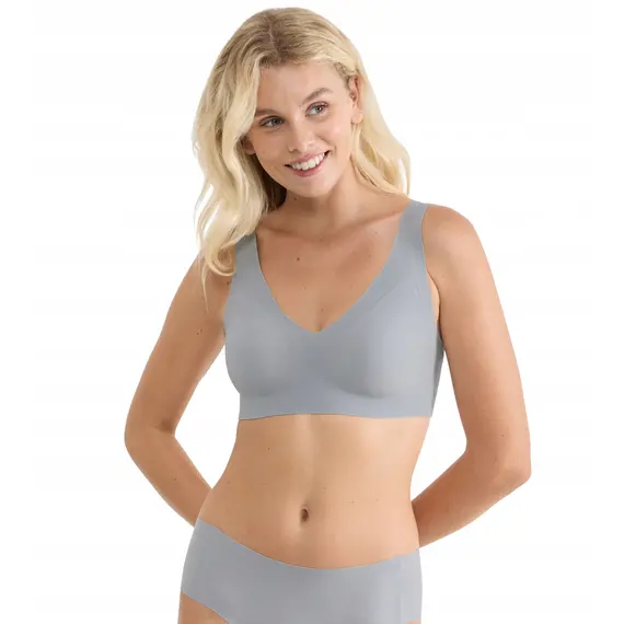 Biustonosz Braletka Sloggi Zero Feel 2.0 Bralette, Kolor: szary, Rozmiar: M