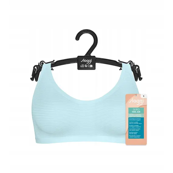 Biustonosz Braletka Sloggi Zero Feel Air Bralette, Kolor: błękitny, Rozmiar: L, 6 image
