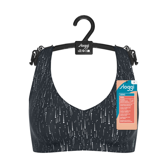 Sloggi ZERO Feel 2.0 Festive Bralette, Kolor: czarny, Rozmiar: M, 7 image