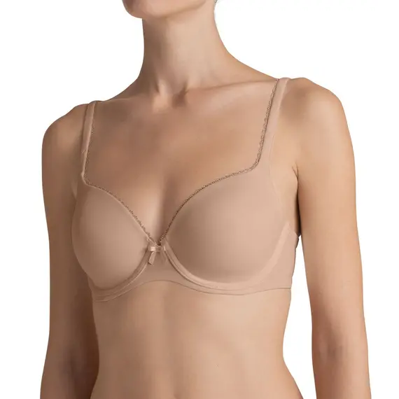Biustonosz z usztywniany na fiszbinach Triumph Perfectly Soft WHP, Kolor: cielisty, Rozmiar: 85E