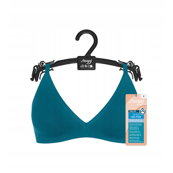 Biustonosz Sloggi Zero Feel Pure The UP Push Up, Kolor: niebieski, Rozmiar: S, 6 image