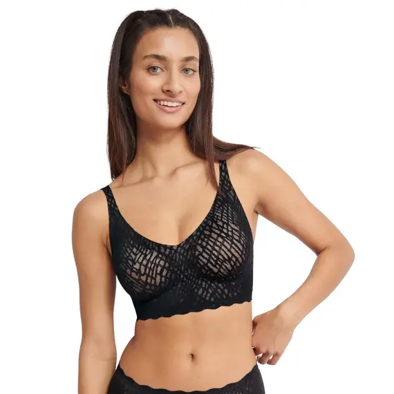 Sloggi ZERO Feel Bliss Bralette, Kolor: czarny, Rozmiar: M