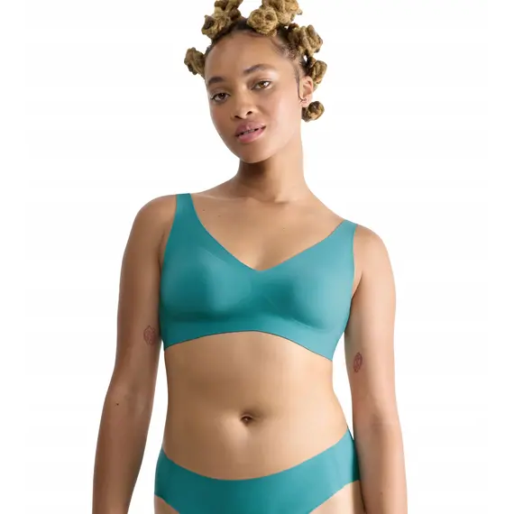 Biustonosz Sloggi Zero Feel 2.0 Soft Bra, Kolor: zielony, Rozmiar: L