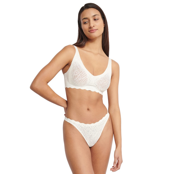 Sloggi biustonosz bez fiszbin ZERO Feel Bliss Soft bra, Kolor: śmietankowy, Rozmiar: S, 4 image