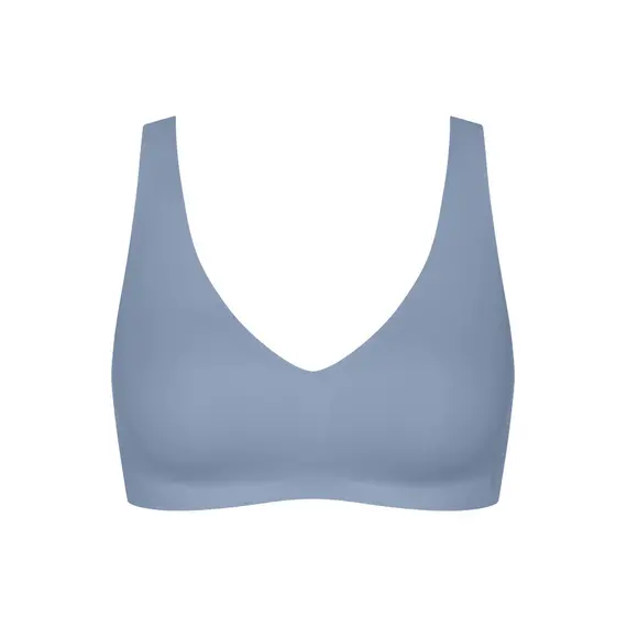 Sloggi biustonosz miękki bez fiszbin ZERO Feel 2.0 Soft bra, Kolor: błękitny, Rozmiar: S