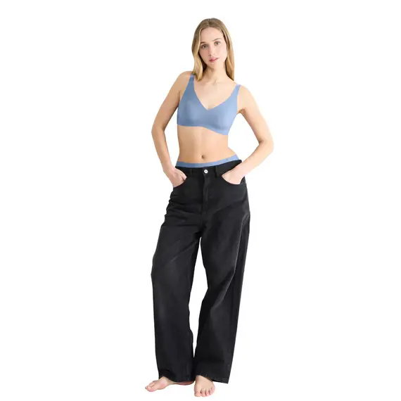 Sloggi biustonosz miękki bez fiszbin ZERO Feel 2.0 Soft bra, Kolor: błękitny, Rozmiar: S, 5 image