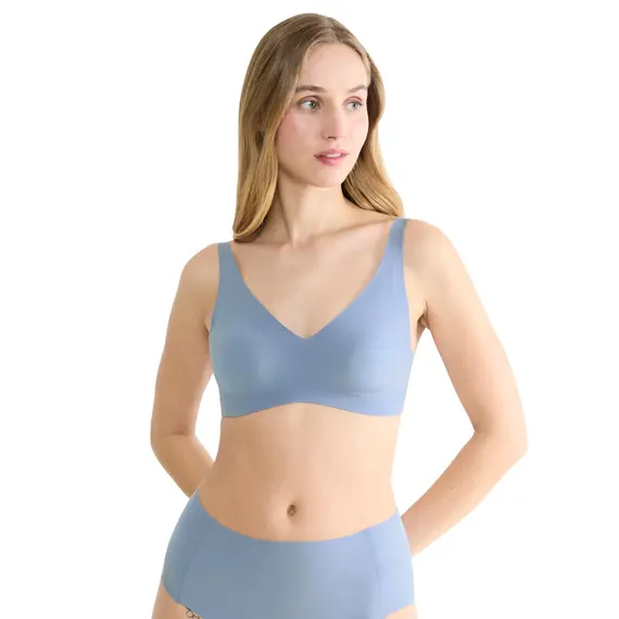 Sloggi biustonosz miękki bez fiszbin ZERO Feel 2.0 Soft bra, Kolor: błękitny, Rozmiar: S, 2 image